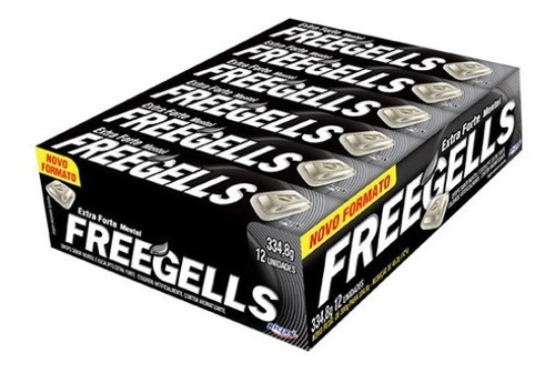 Display Bala Drops Freegells - Riclan Sabores Extra Forte