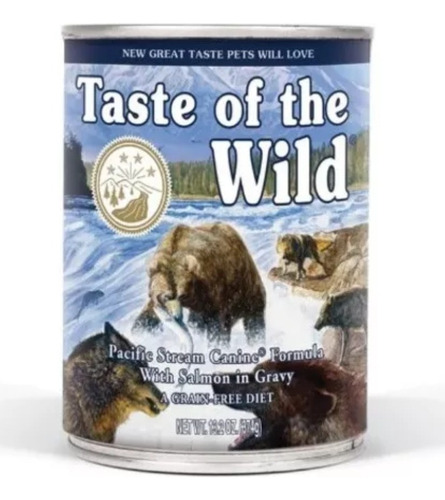 Taste Of The Wild Perros Pacific Stream (salmón) - Lata 390g