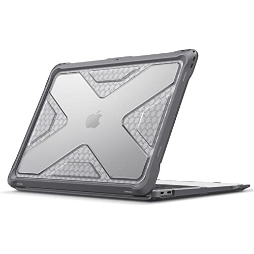 Funda Resistente Para Macbook Air 13 A2337 (m1) / A2179 Gris