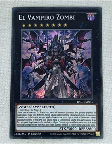 The Zombie Vampire Secret Yugioh (Usado)