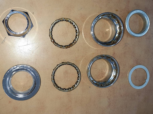 Imagen 7 de 10 de Kit Tazas De Volante Direccion De Bicicleta Top Neco 8pcs