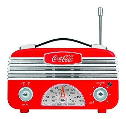 Imagen 1 de 6 de Coca Cola Ccr01 - Radio Am Fm De Estilo Vintage