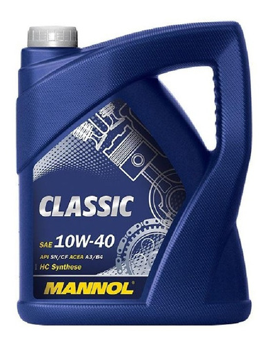 Aceite Mannol Classic 10w40 5 Litros Semisintetico