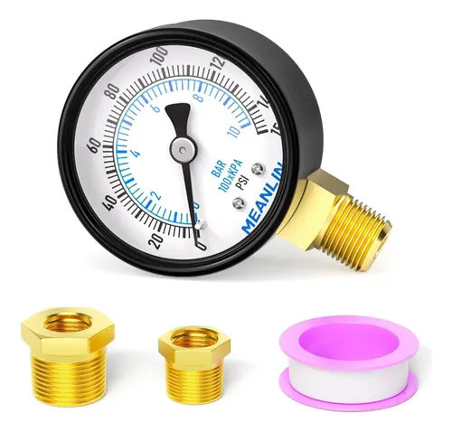 MEANLIN MEASURE -1~0BAR/-15~0PSI Trockenes Manomete Produktbild-Vorschau 7