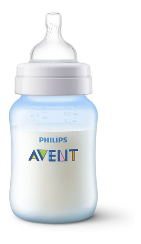 Biberón Avent Anticólico Azul 260ml Scf815/17 Philips