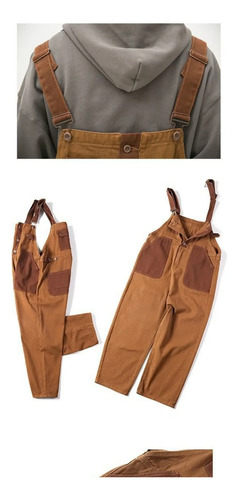 Monos De Algodón Retro Y Pantalones Unisex Para Ropa De Trab
