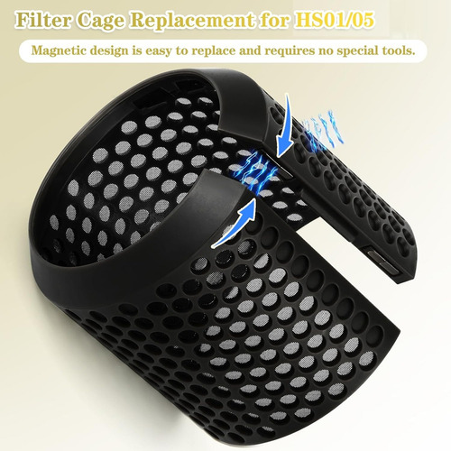 Cubierta De Jaula De Filtro Exterior Magnética Para Airwrap