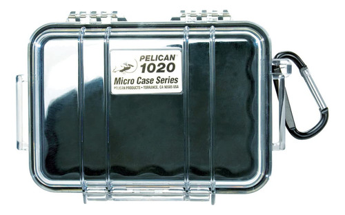 Capa Micro Pelican 1020 (preta/transparente)