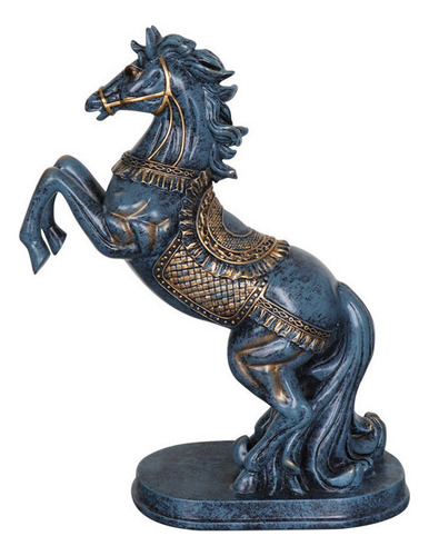 Estatua Decorativa De Caballo, Decoración Negra