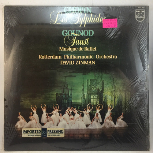 Chopin - Les Sylphides - Gounod Faust - Ballet Vinilo Lp