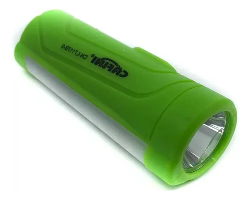 Linterna Led Torch 12 1200 Mah Recargable Verde Luz Blanco