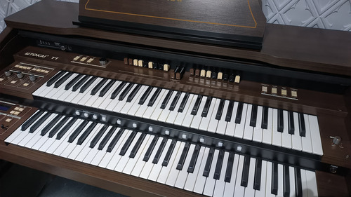 Órgão Eletrônico Tokai T1 Litúrgico Drawbar Marrom Bivolt (Usado)