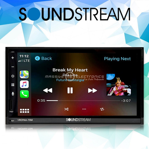 Pantalla Soundstream 7 PuLG Vrcpaa-70m Carplay Androidauto