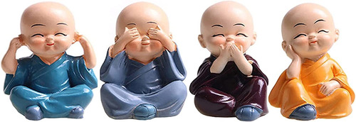 Cute Kongfu Monk Car Interior Display Decoration Car Da...