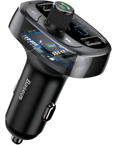 Transmissor Fm Mp3 Bluetooth Baseus E Handsfree 2 Portas Usb