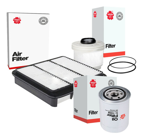 Kit Filtro Aceite Aire Gasolina Mitsubishi L-200 2.5 L4 2013