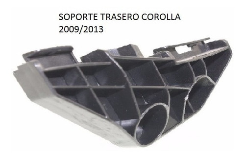 Bases Parachoque Delantero Y Trasero Corolla 2009 2010 2011