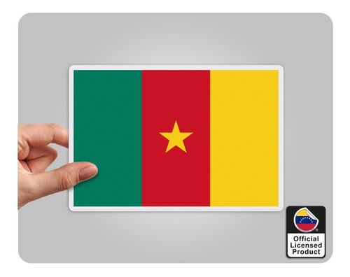 Calcomanías De La Bandera De : Camerún Y Costa De Marfil.