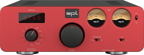 Spl Director Mk2 Dac Preamplificador Voltair Tech Rojo