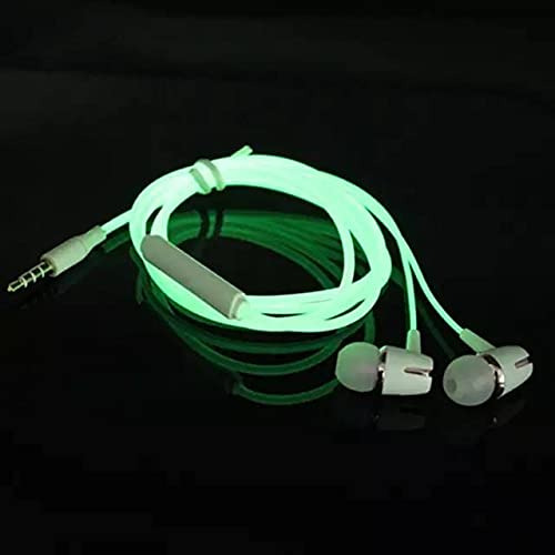 Sprint4deals Auricular Luminoso Que Brillan Oscuridad Cable