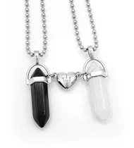Comprar Cadenas Cuarzos Para Parejas Pendulos Cuarzo Blanco Onix