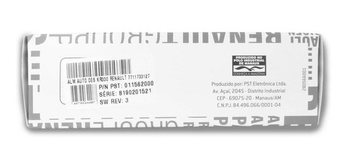 Alarma Volumetrica Renault Alaskan Confort 4x2 Desde 2020