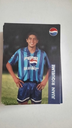 Tarjeta Coleccionable Pepsi Fútbol Juan Roman Riquelme