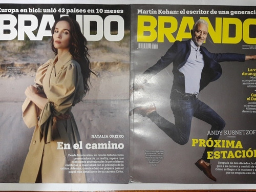 Revista Brando- Combo ×2 Natalia Oreiro Y Andy Kusnetzoff