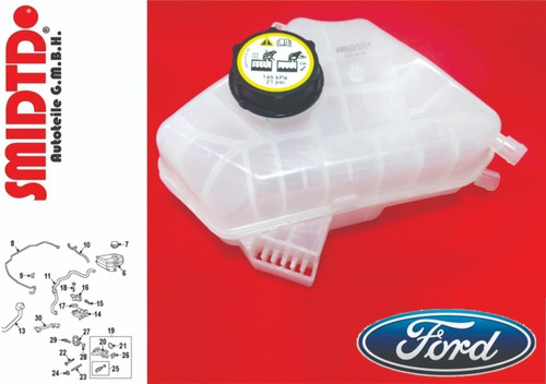 1 Deposito Anticongelante Con Tapon Ford Ecosport 2.0l 13-15