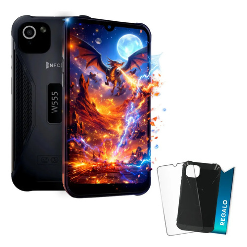 W555 W-555 Dual Sim 64 Gb Negro 4 Gb Ram