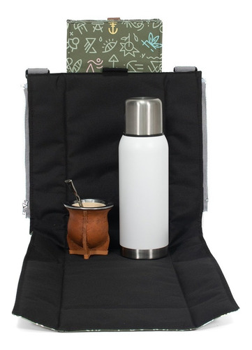 Imagen 2 de 7 de Bolso Matero Desplegable Diseño Doodle Wall Chilly