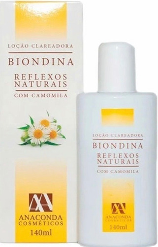 Refil Clareador Reflexos Naturais Biondina 140ml Anaconda