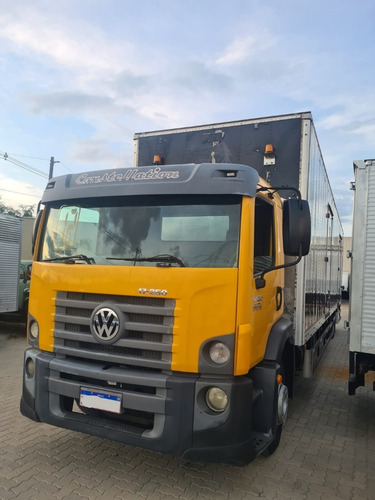 Imagem 2 de 15 de Vw 13190 4x2 Bau 12 Metros Ano 2012 Plataforma Hidraulica