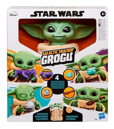 Star Wars Galactic Snackin Grogu The Child Baby Yoda F2849