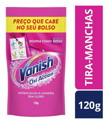 Tira Manchas Em Po Vanish Oxi Action Sache 120g