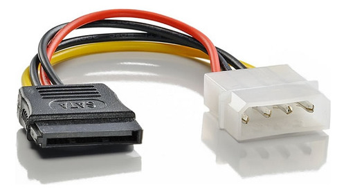 Cabo Forca Sata Pc-stf015 C3tech Oem Vermelho