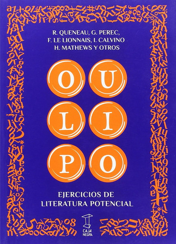 Libro Oulipo De Autores Varios