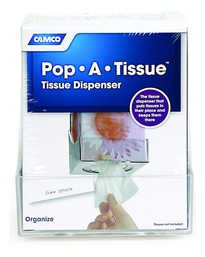 Pop-a-tissue- Soporte Caja De Pañuelos - Se Monta Pare...