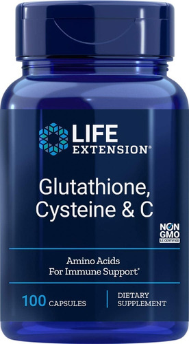 Glutatión Y Cisteína & C 750 Mg Life Extension 100 Capsulas
