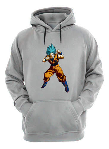 Dragon Ball Goku Fase Blue Buzo Canguro Friki Tu Eres #1