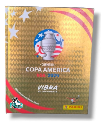 Álbum De Estampas Pasta Dura Gold / Oro Copa America 2024