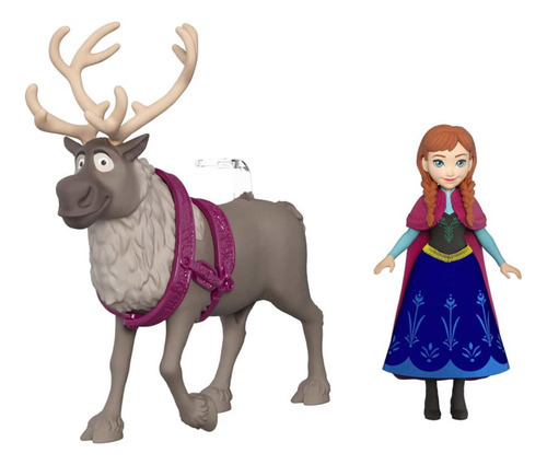 Muñeca Anna Disney Frozen Hlx03 10 Cm Castaña