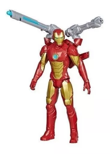 Asalto lámpara Agrícola Muñeco Iron Man Titan Hero Series Blast Gear Hasbro E7380