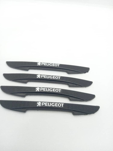 4 Topes Borde De Puertas Tira De Goma Anticolision Auto Peug