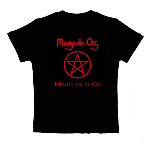 Remera De Mago De Oz, Diabulus In Oz, Heavy Metal