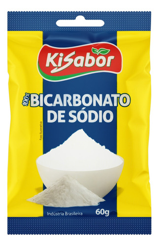 Bicarbonato de Sódio Kisabor Pacote 60g