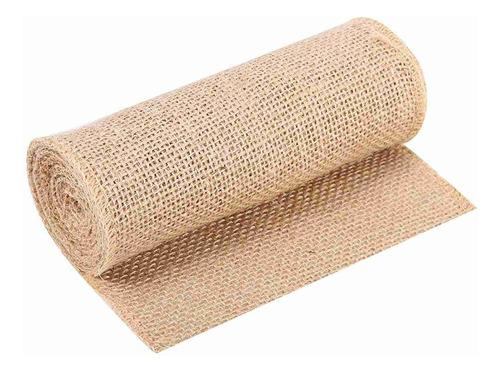 Corredor De Mesa De Juta De 15 Cm* 2 M Nature Hessian Burlap