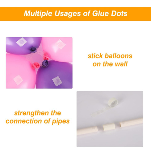 Juego De 2 Soportes De Columna De Globos, Kit De Soporte De