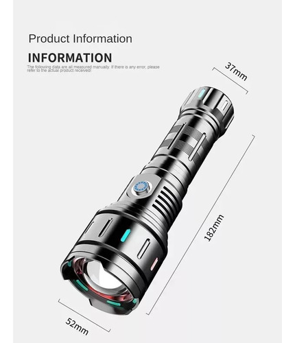 Lanterna Camping Titanium Pro Led 1 × Láser Táctico
