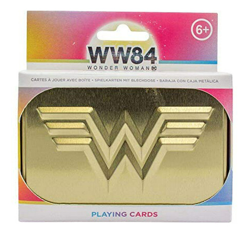 Naipes Paladone Wonder Woman, Baraja Estándar Con Logotipo D